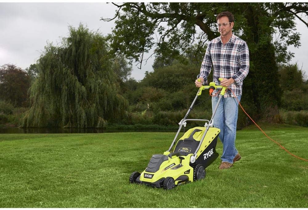 RYOBI RLM18E40H Tondeuse électrique 1800 W | Largeur de coupe 40 cm + cale mulching