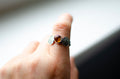Bague empilable en ambre – Taille 8