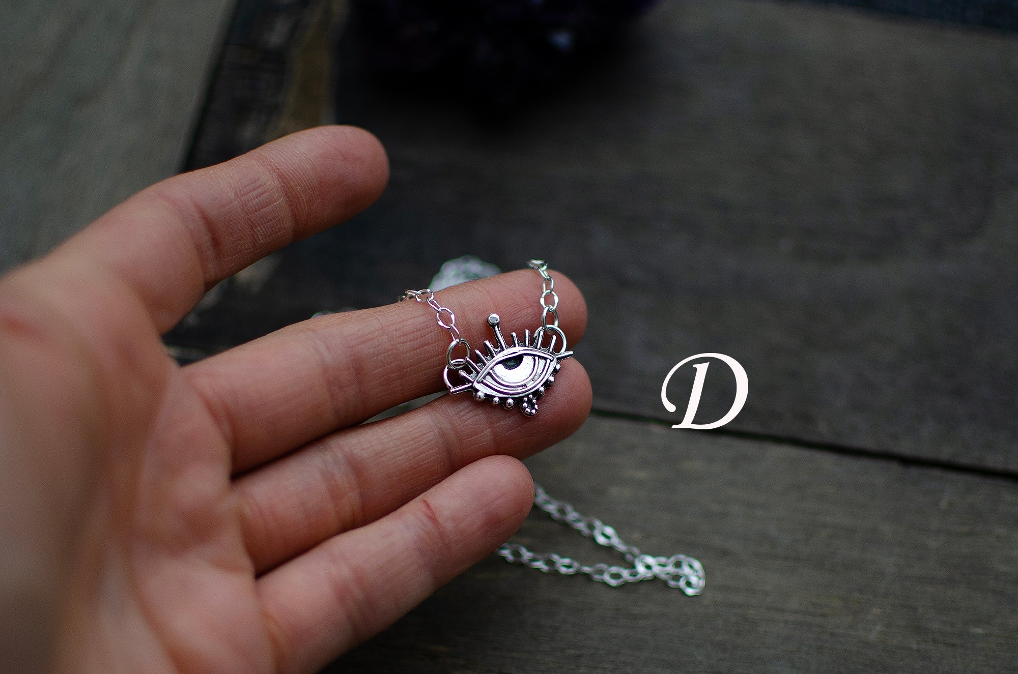 Pendentif Œil Protecteur en argent sterling