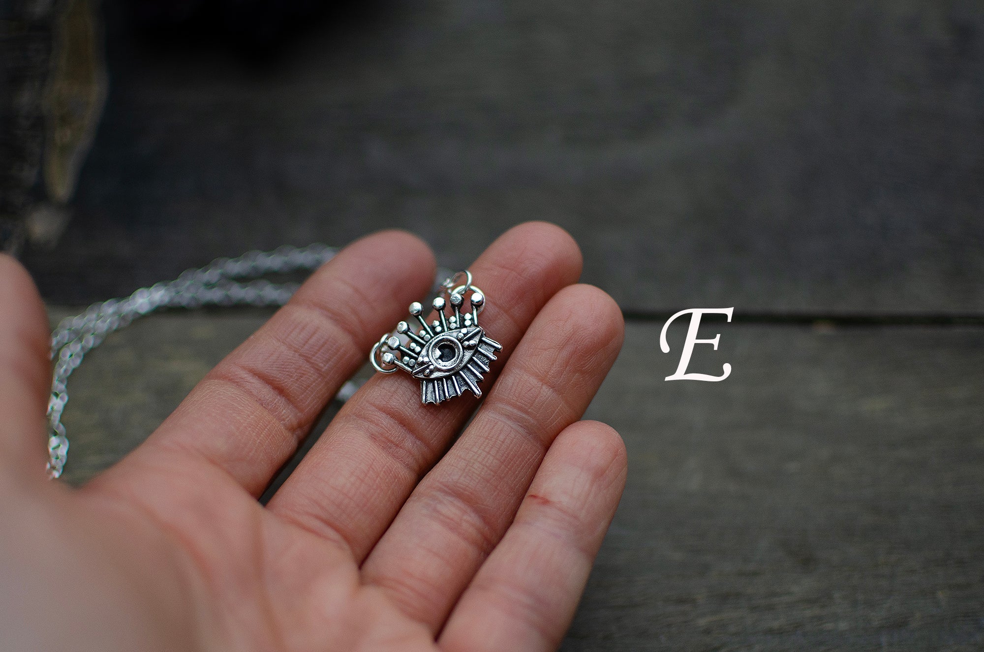 Pendentif Œil Protecteur en argent sterling