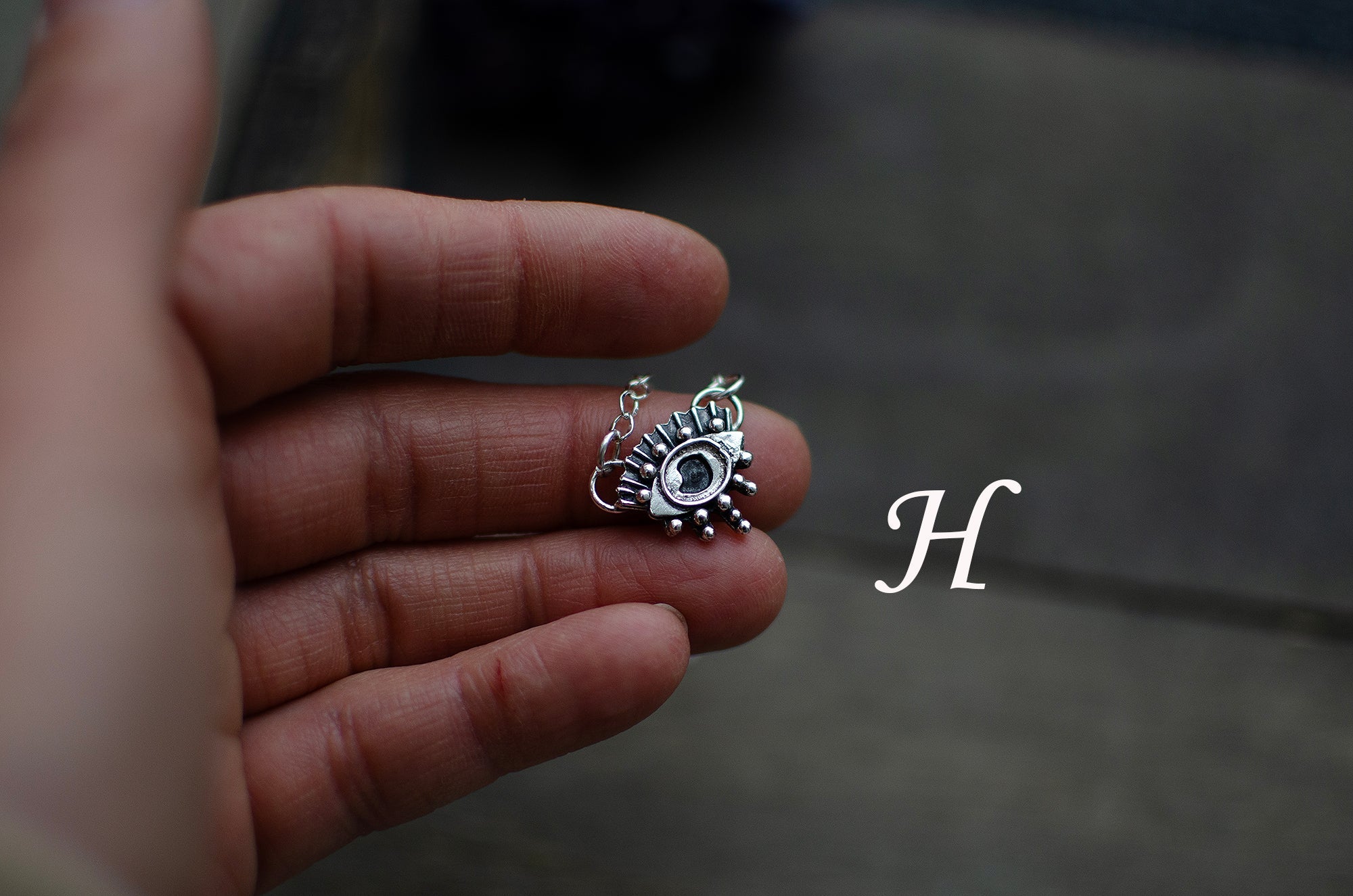Pendentif Œil Protecteur en argent sterling