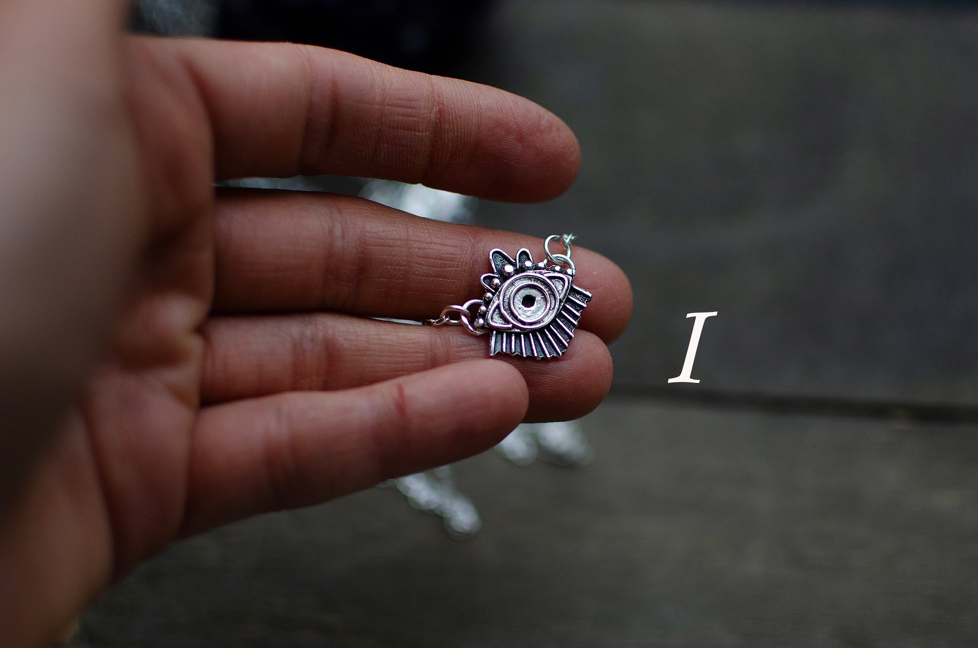 Pendentif Œil Protecteur en argent sterling