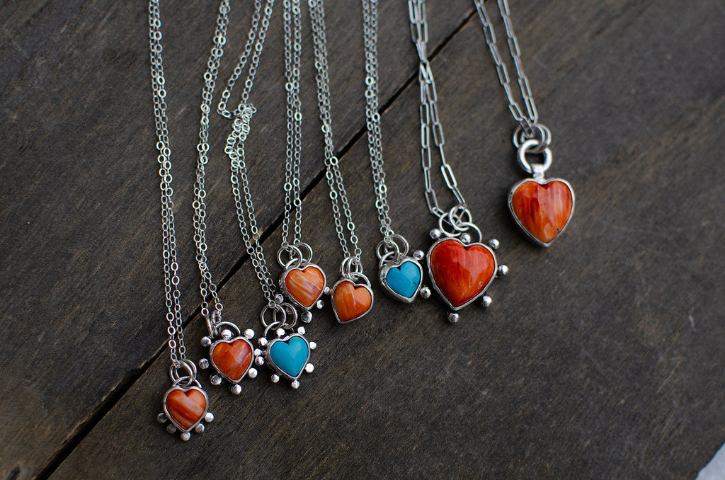 Collier en argent sterling avec coquillage Spiny Oyster
