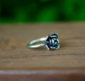 Bagues succulentes en argent sterling faites à la main